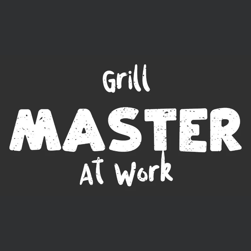 Grill Master At Work - BBQ