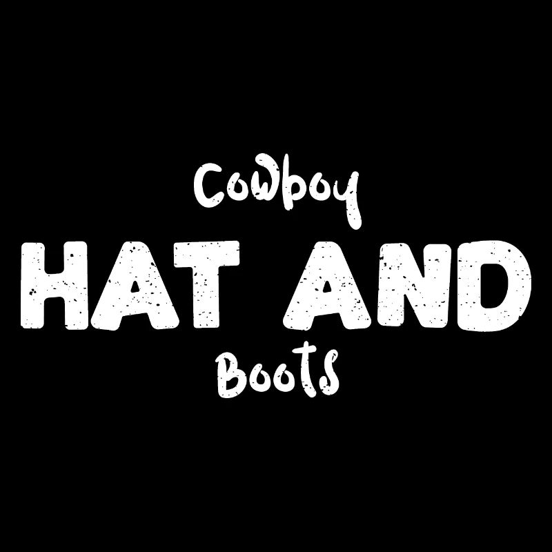 Cowboy Hat And Boots - Texas