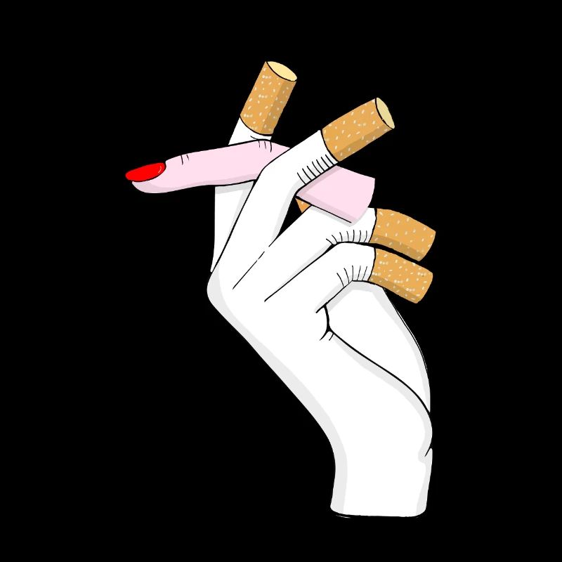 Zigaretten Hand mit Finger Surreal Fun