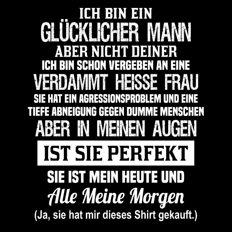 Ehemann Geschenk Ich bin ein glücklicher Mann
