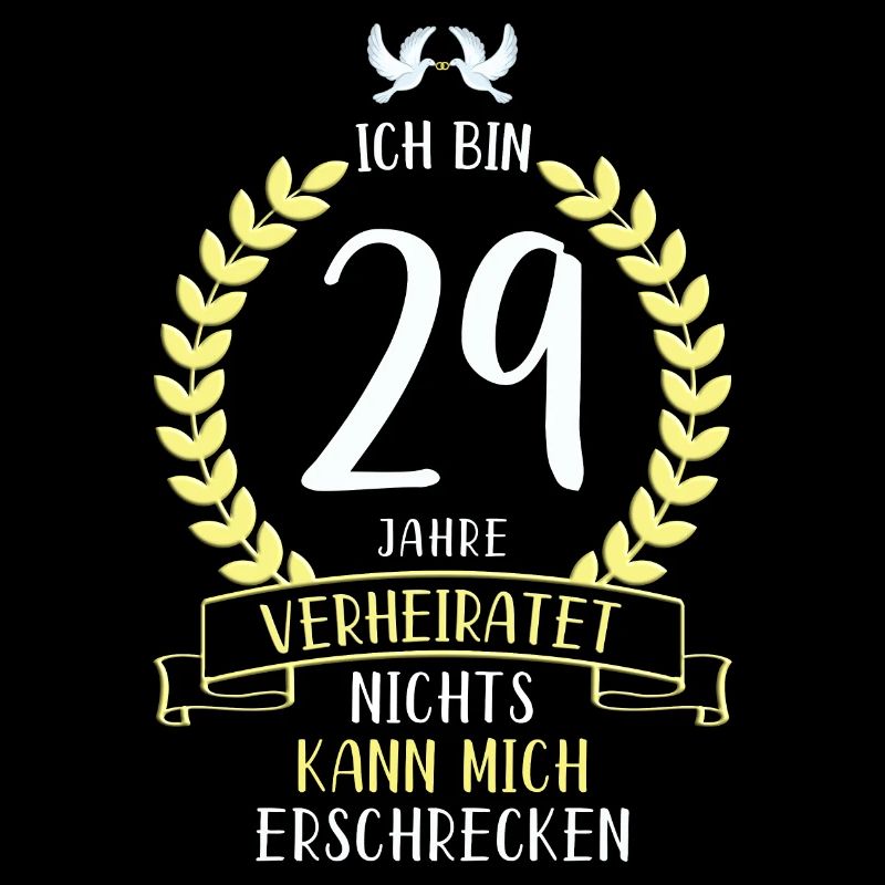 29 Jahre Verheiratet Samthochzeit Geschenk