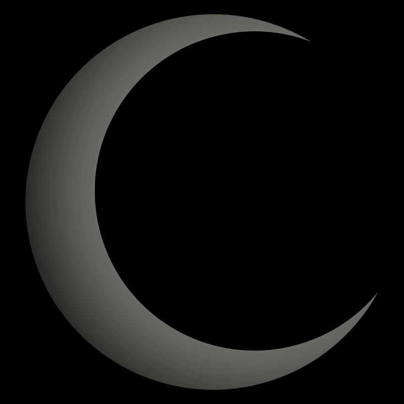 Moon Crescent Symbol Crescent Night Sky Crescent Moon