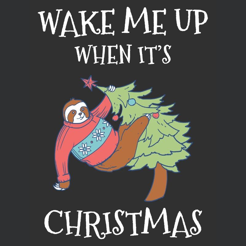 Wake Me Up When It's Christmas Sloth Tree