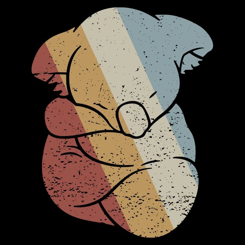 Koala Retro Style Vintage