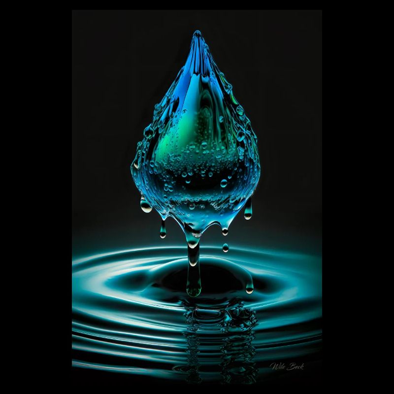 Drop cyan 3