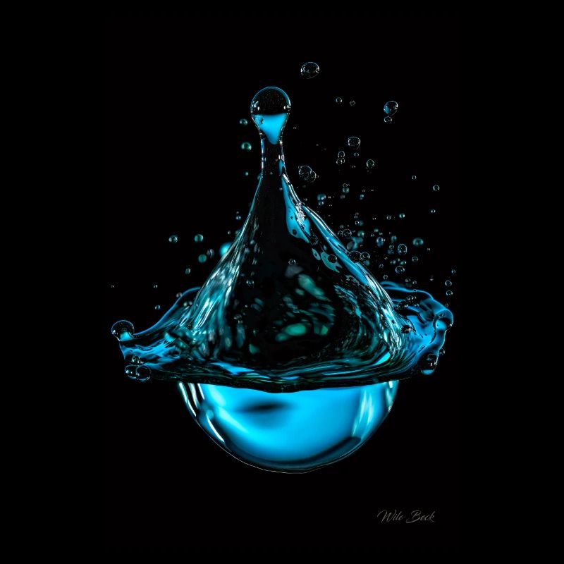 Drops cyan 7