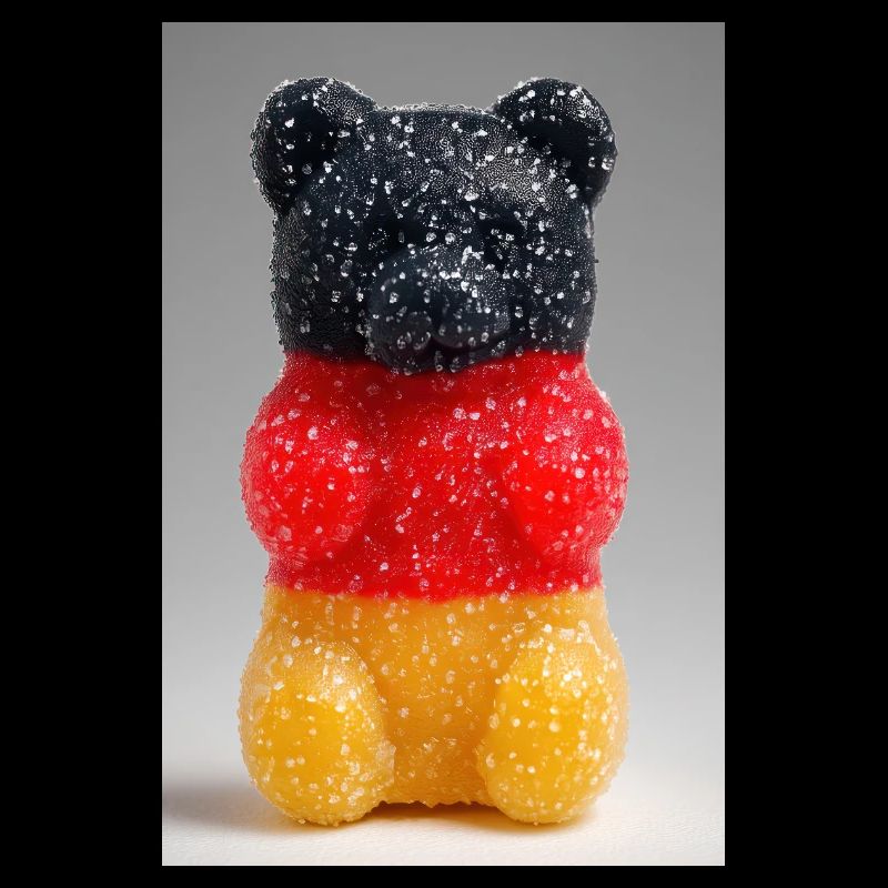 German Flag Gummy Bear