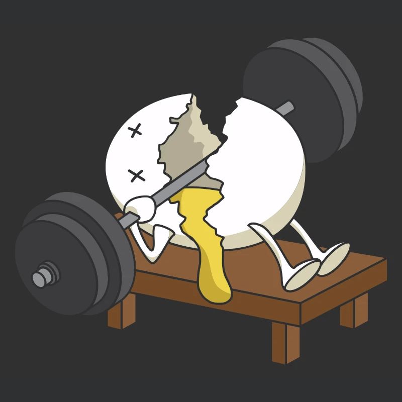 Zerquetschte Eier heben Workout