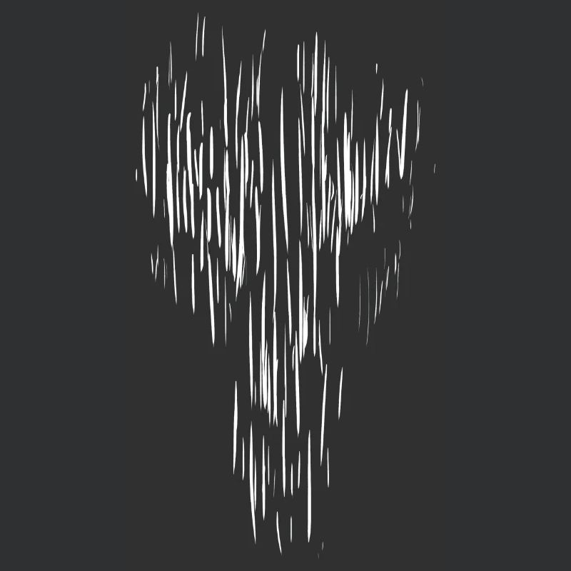 Dämon - Striche Design - Gothic