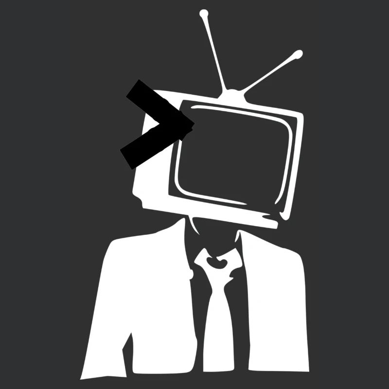Tv-fjernsyn som et hode