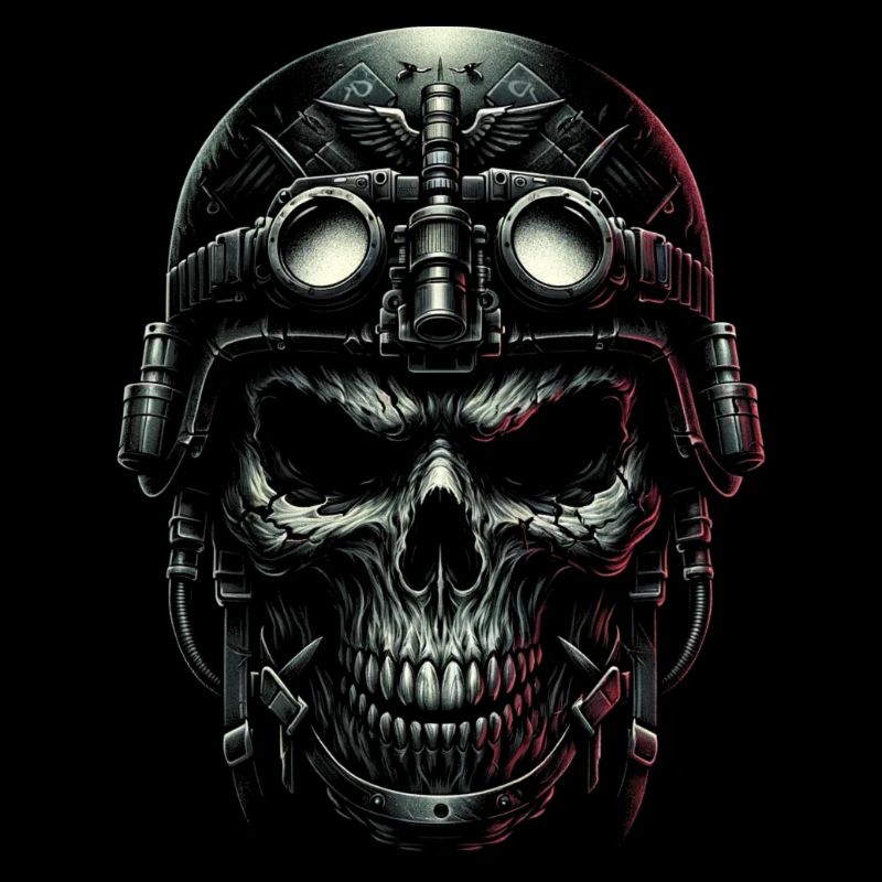 Aviator Skull Pilot