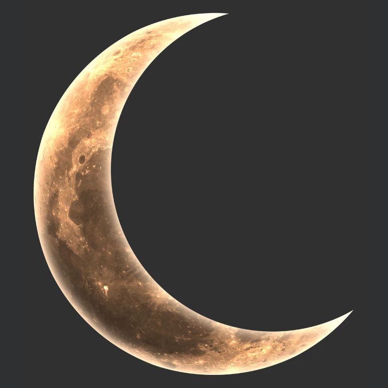 Moon Crescent Symbol Crescent Night Sky Phase