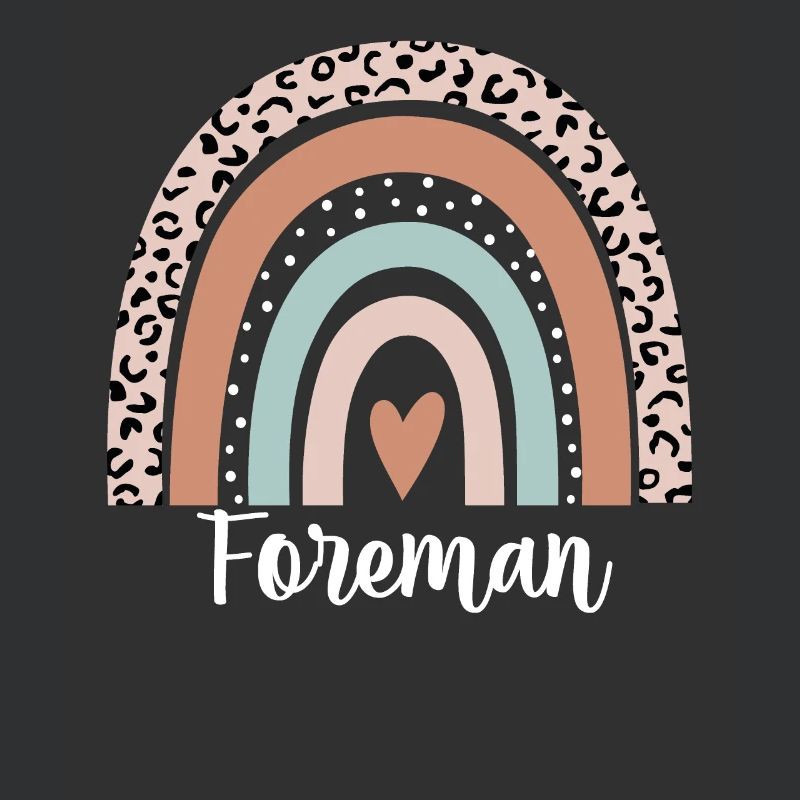 Foreman Rainbow Leopard Funny Foreman Appreciation