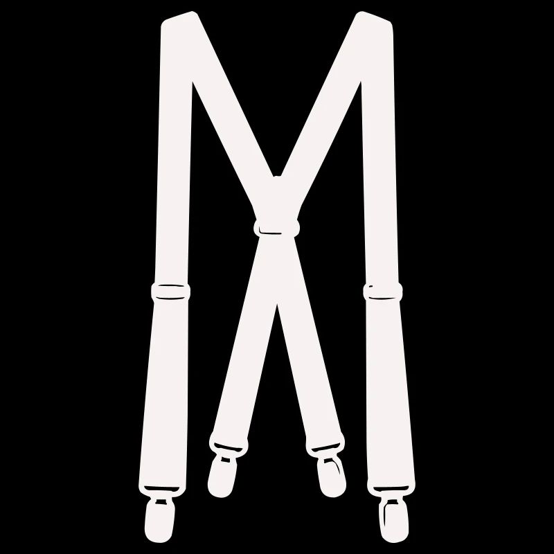 Illustration des bretelles blanches