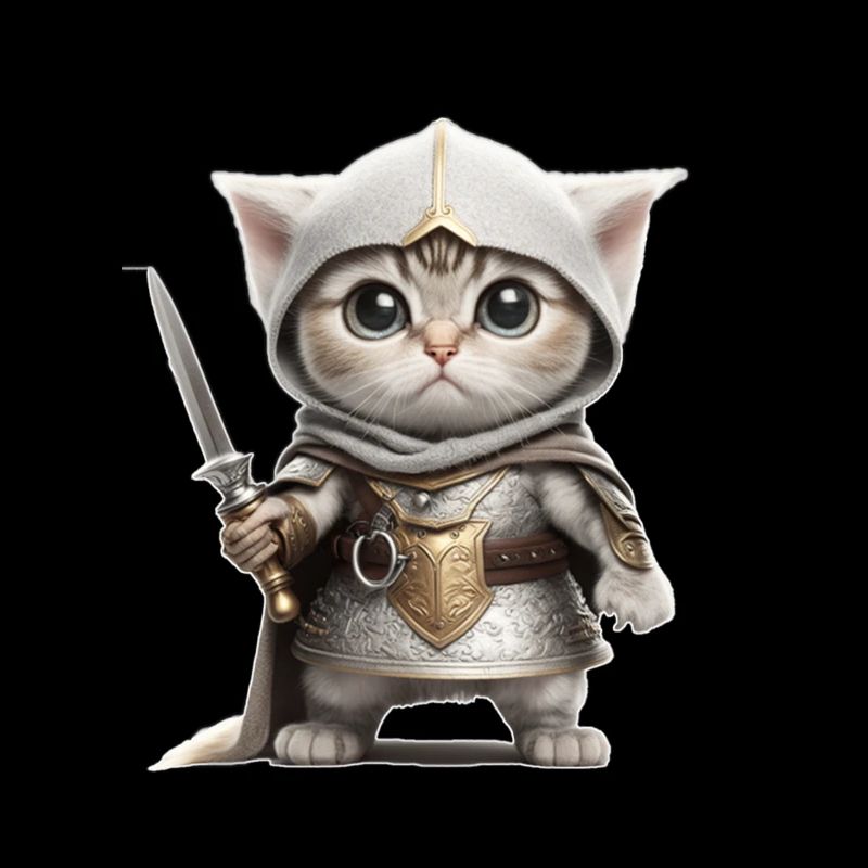 Chevalier en chat