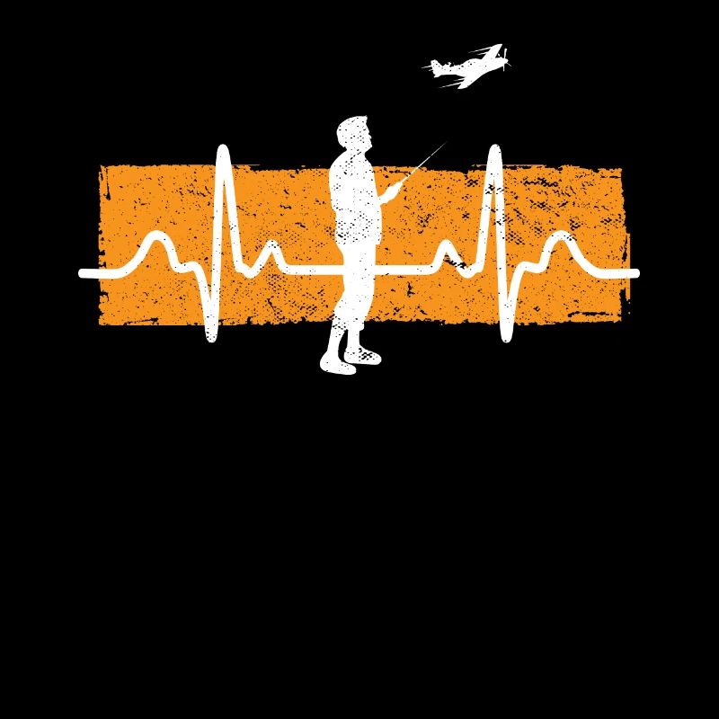 Model Flight Heartbeat ECG RC Airplane Airplane Gesc