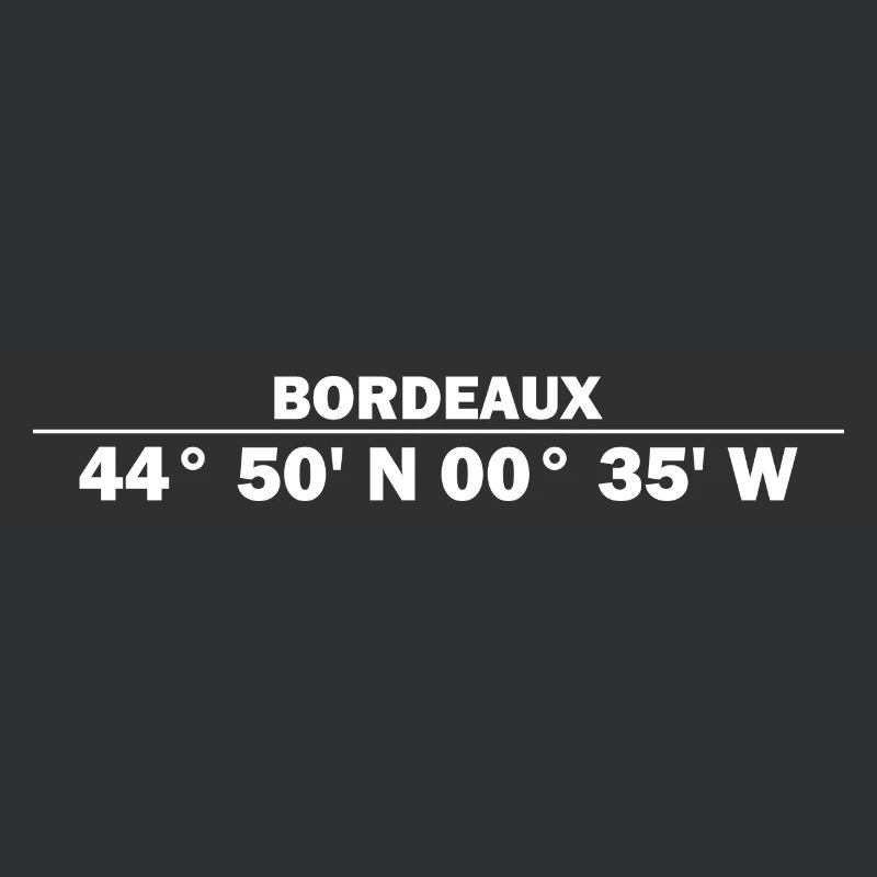 Coordonnées de Bordeaux