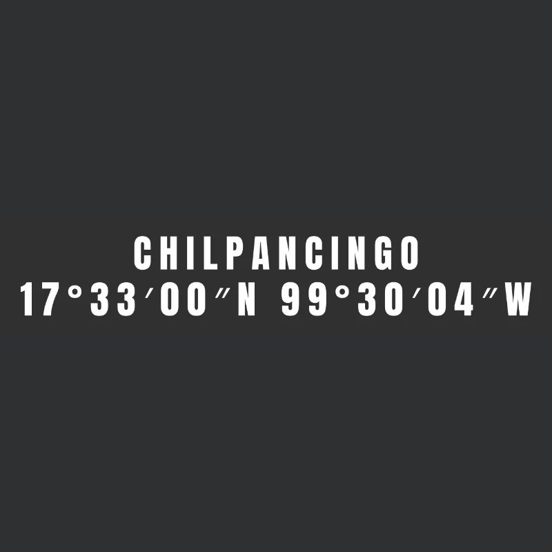 Chilpancingo, Mexique Coordonnées