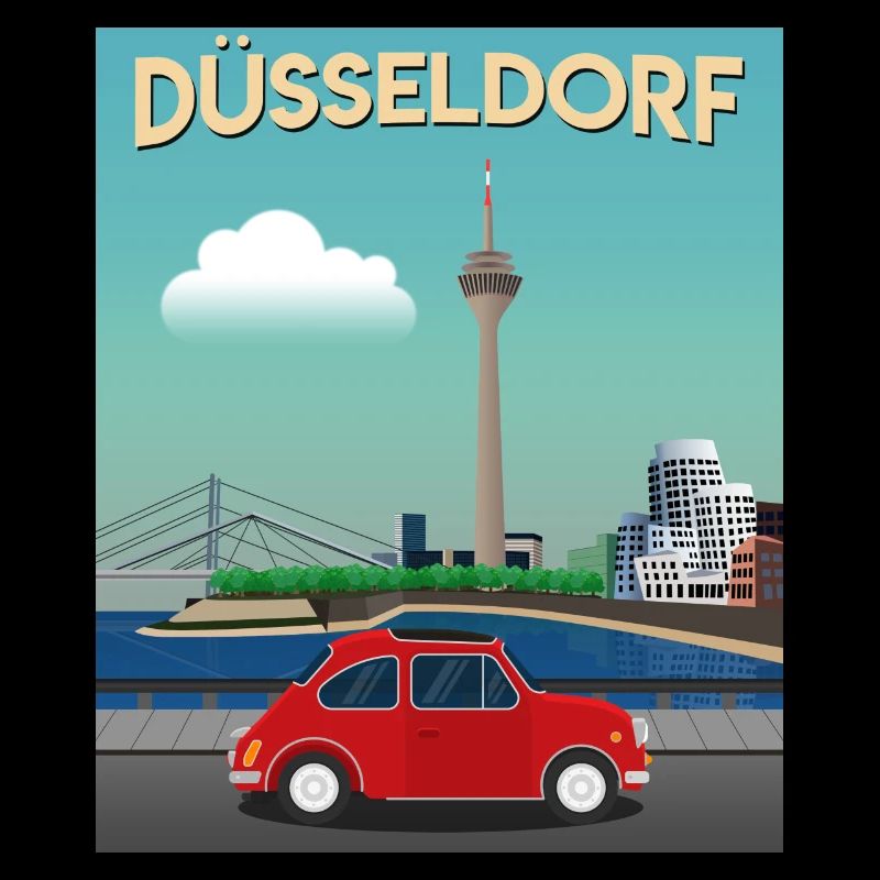 Düsseldorf Media Harbour / Skyline