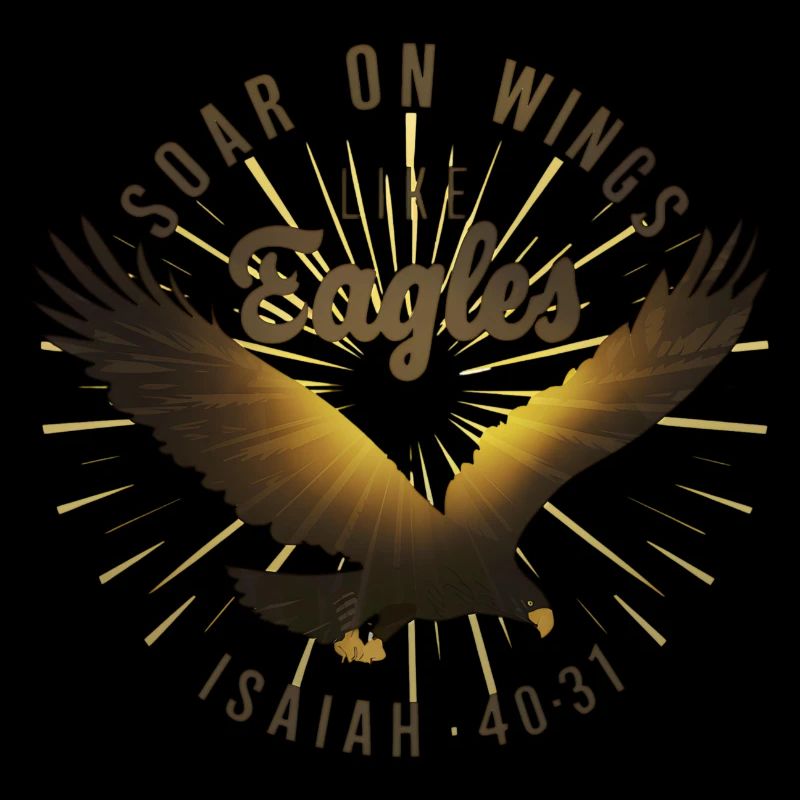 Isaiah 40:31 Eagle Design