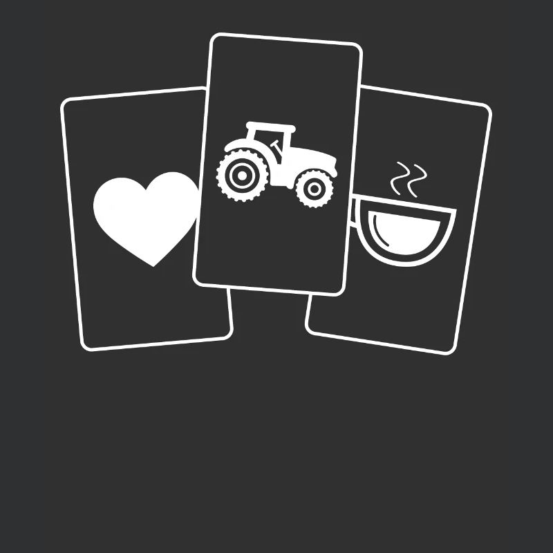 Herz - Kaffee - Traktor -