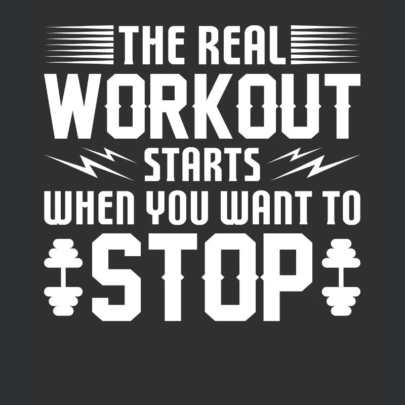 Das echte Workout beginnt, wenn du aufhören willst
