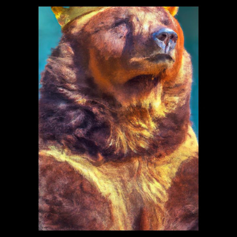 Bär mit Krone