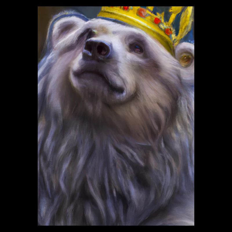 Bär mit Krone