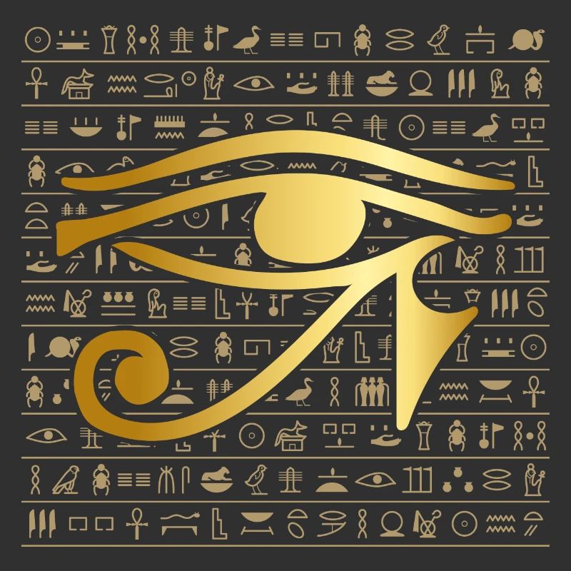 Hieroglyphics Egypt Eye Gift