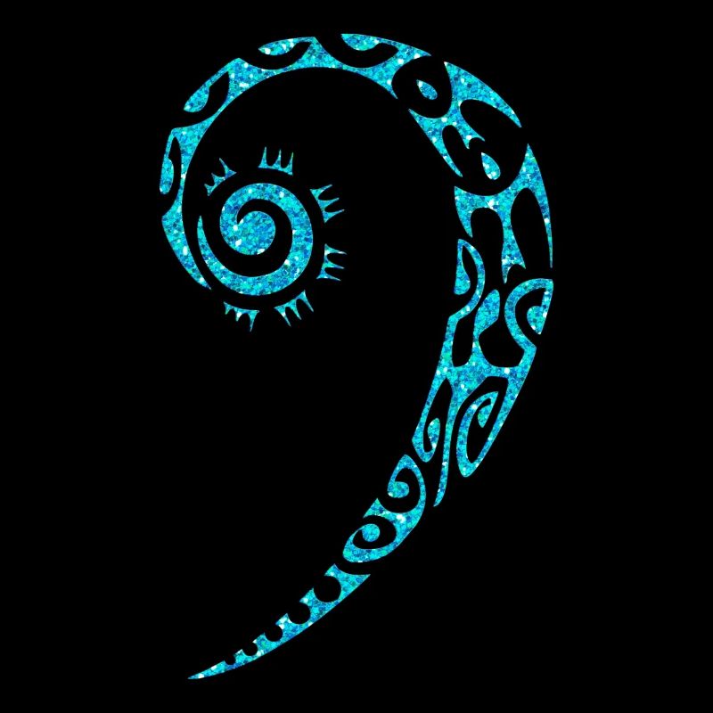 Wave Tribal Tattoo Pattern Tropical Maritime Beach