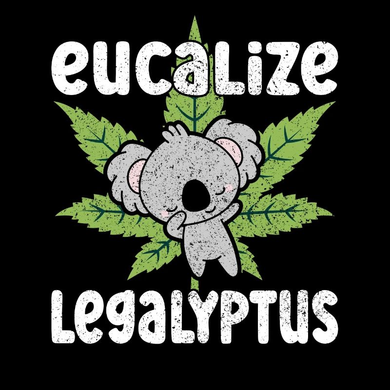 Eucalize Legalyptus Meme Koala Weed Lover