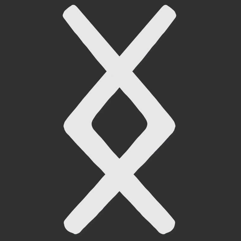 Futhark Runic Alphabet Inguz