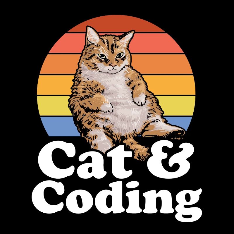 Cats And Coding Funny Coder Cat Lover Programming