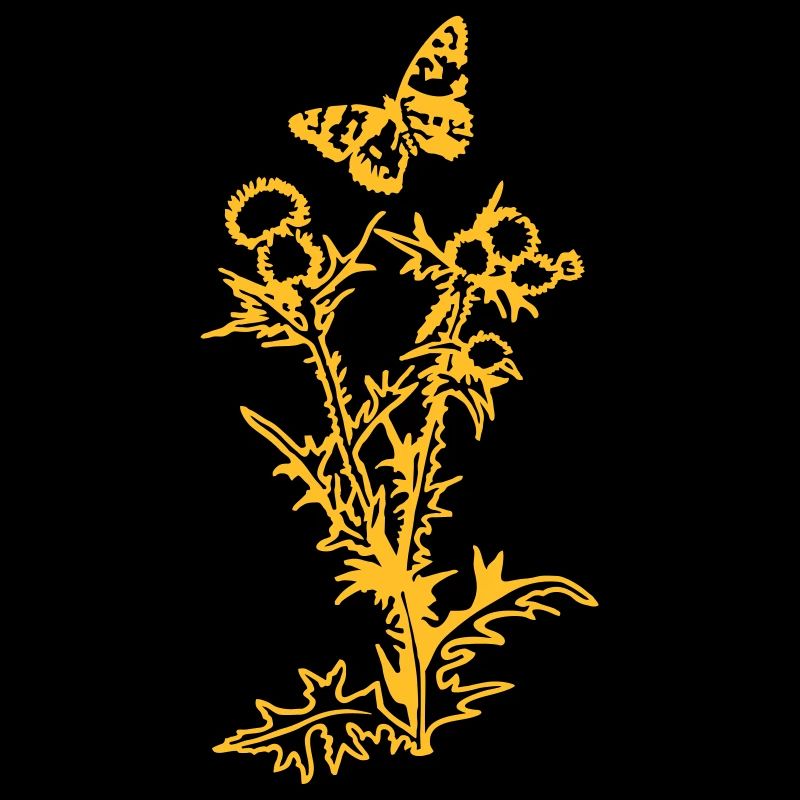 Thistle - design color selectable