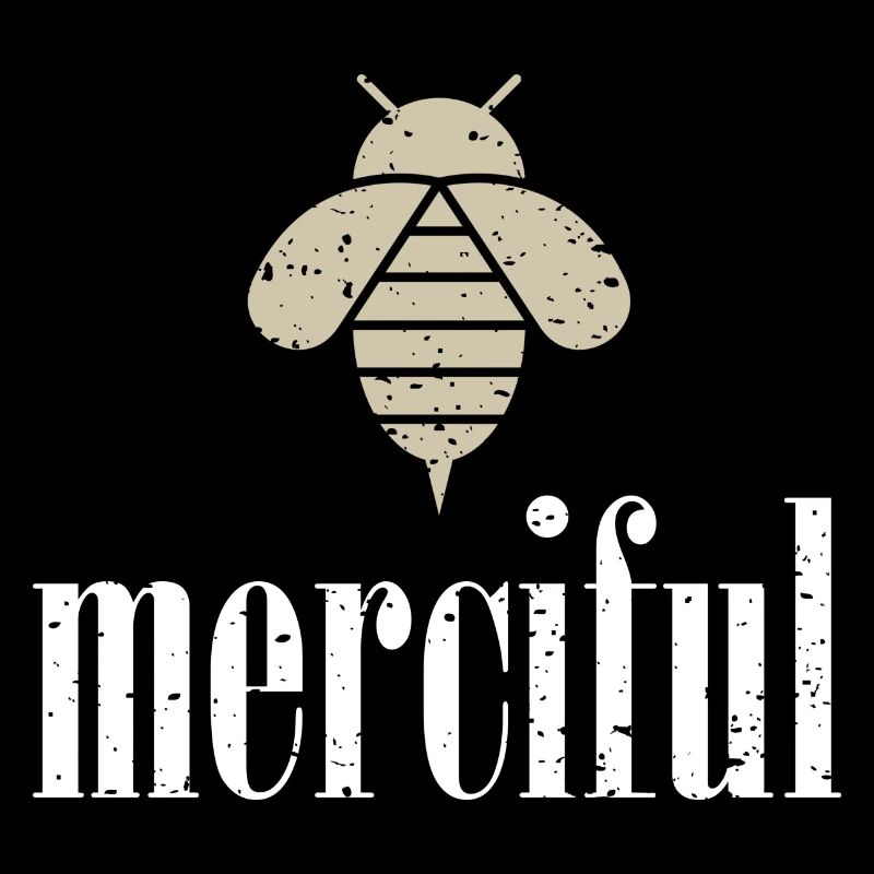 Beige Bee Merciful Biene Be Merciful