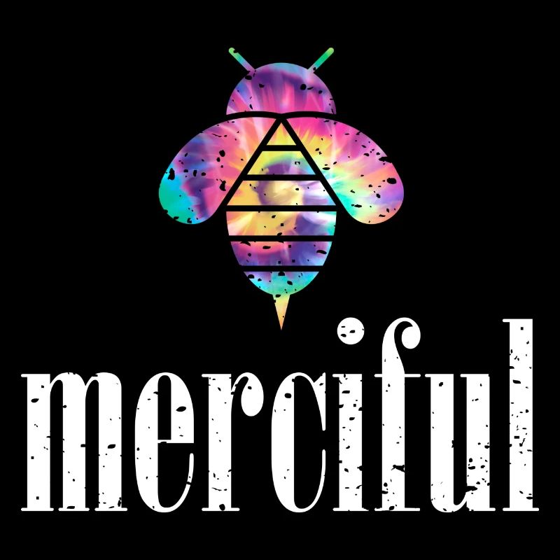 Tie Dye Bee Merciful Biene Be Merciful