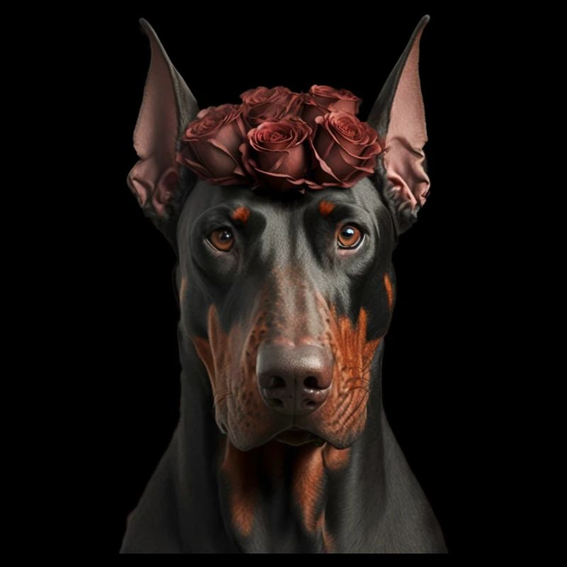 Doberman Saint-Valentin