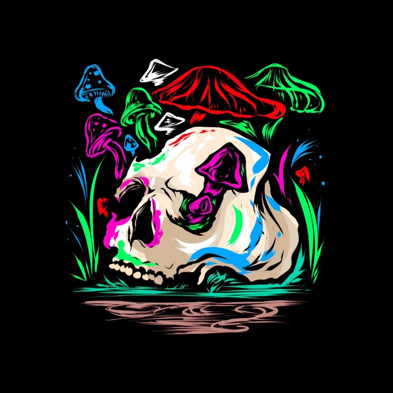 Psychedelic Magic Mushroom - Space Shroom