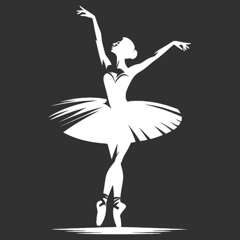 Danseuse avec élégance et pose de danse classique