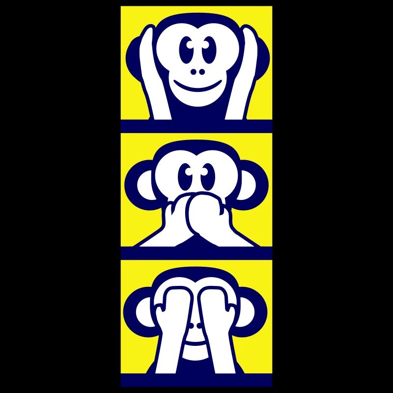 3 Wise Monkeys Hear Nothing Say See Monkey Fun