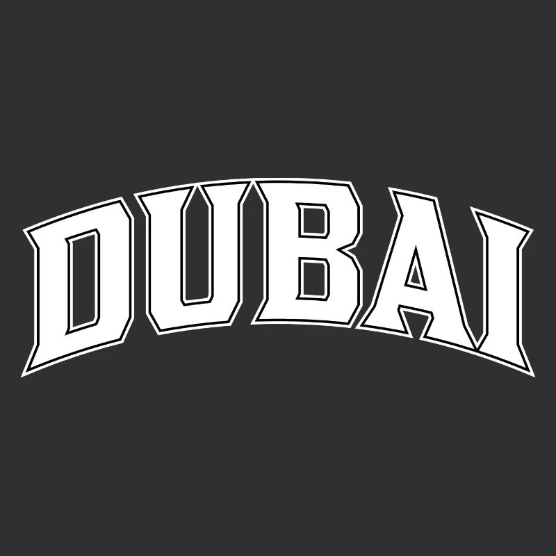 Dubai Schriftzug im Bogen