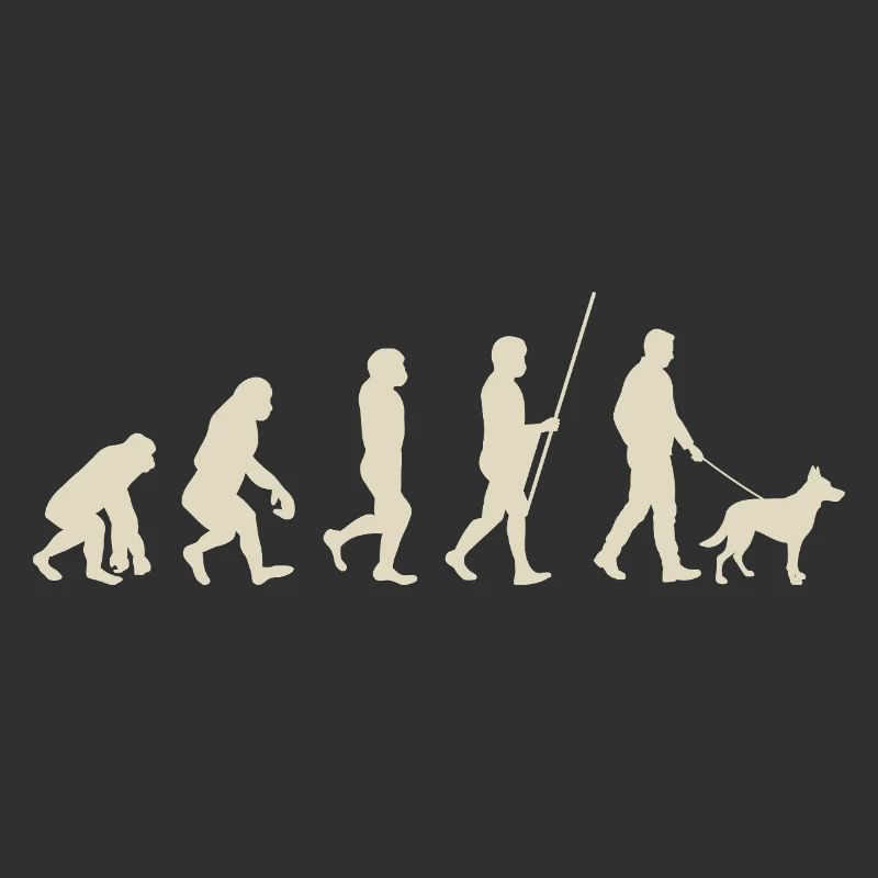 Evolution of Humanity Illustration