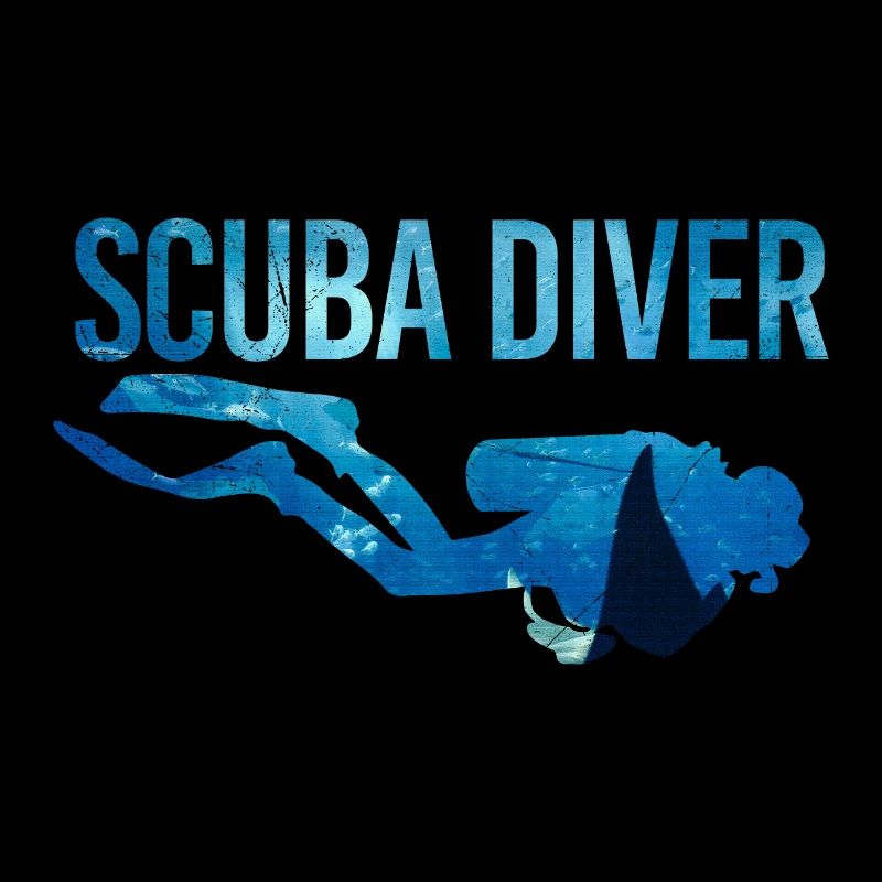 Double Exposure Tauchen Scuba Diver Geschenkidee