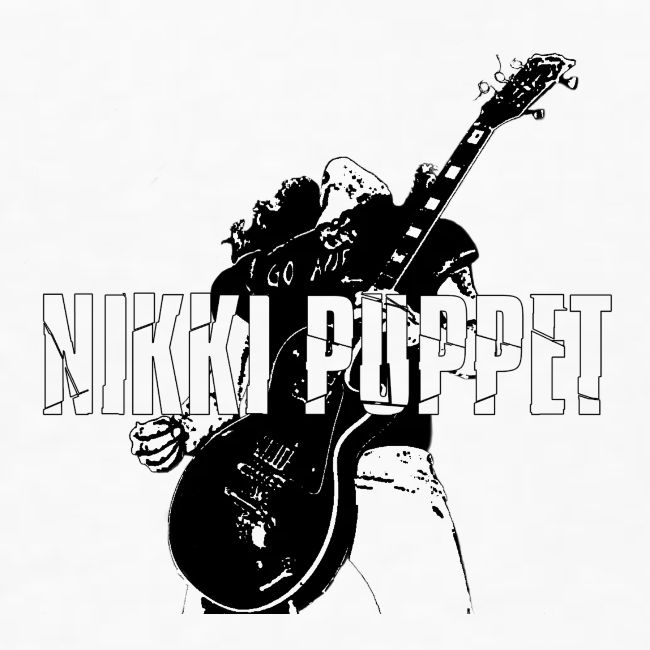 NP gitarrist Logo weiss