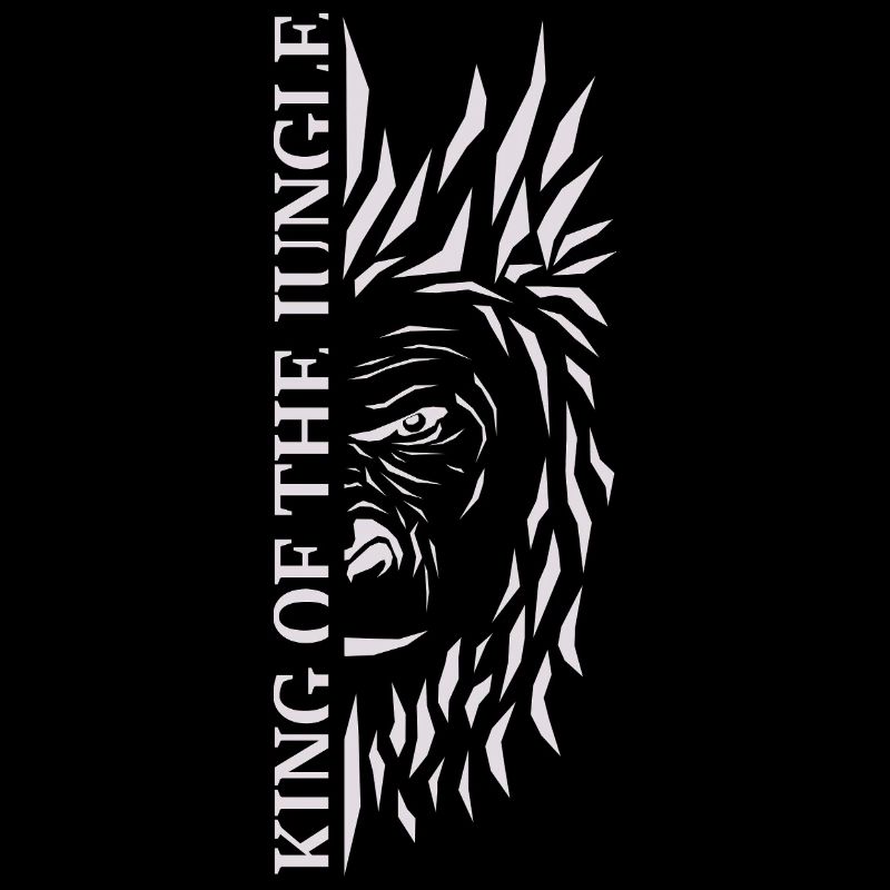 Gorilla " König des Dschungels "