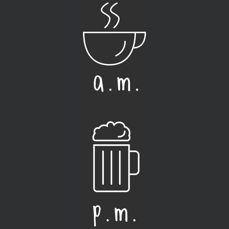morgens kaffee abends bier