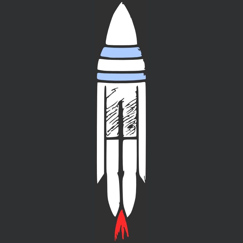 Vecteur de vol spatial spatial de fusée spatiale