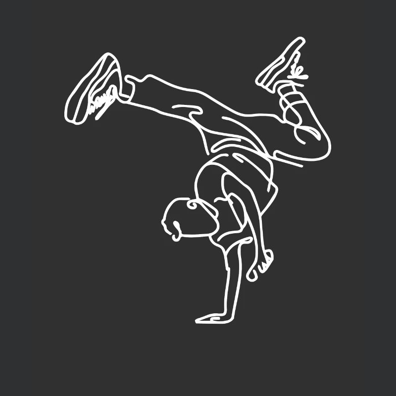 Breakdance garçon dessin