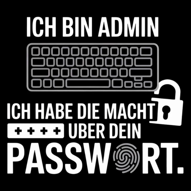 Admin mit Passwortsicherung Motiv