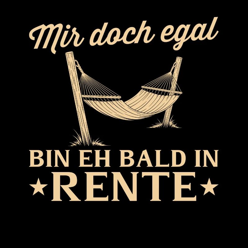 Ruhestand Hängematte - Eh bald in Rente
